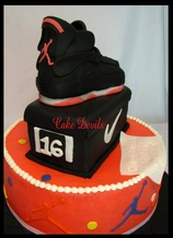 sneaker birthday cake