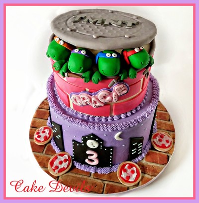 Ninja Turtle girl cake
