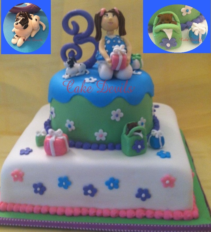 little girl birthday cake