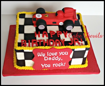 Race Car cake