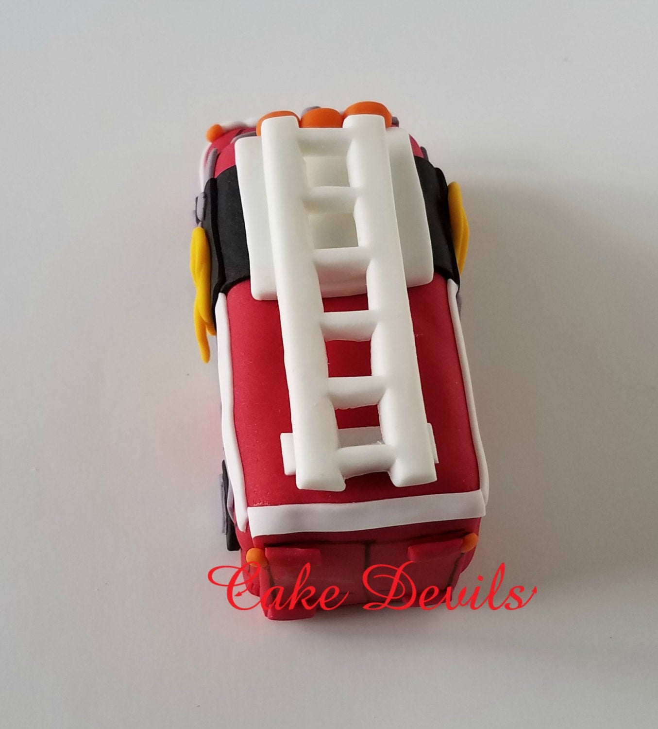 Fire Truck Fondant Cake - LE PETIT EMPIRE Designer Cakes