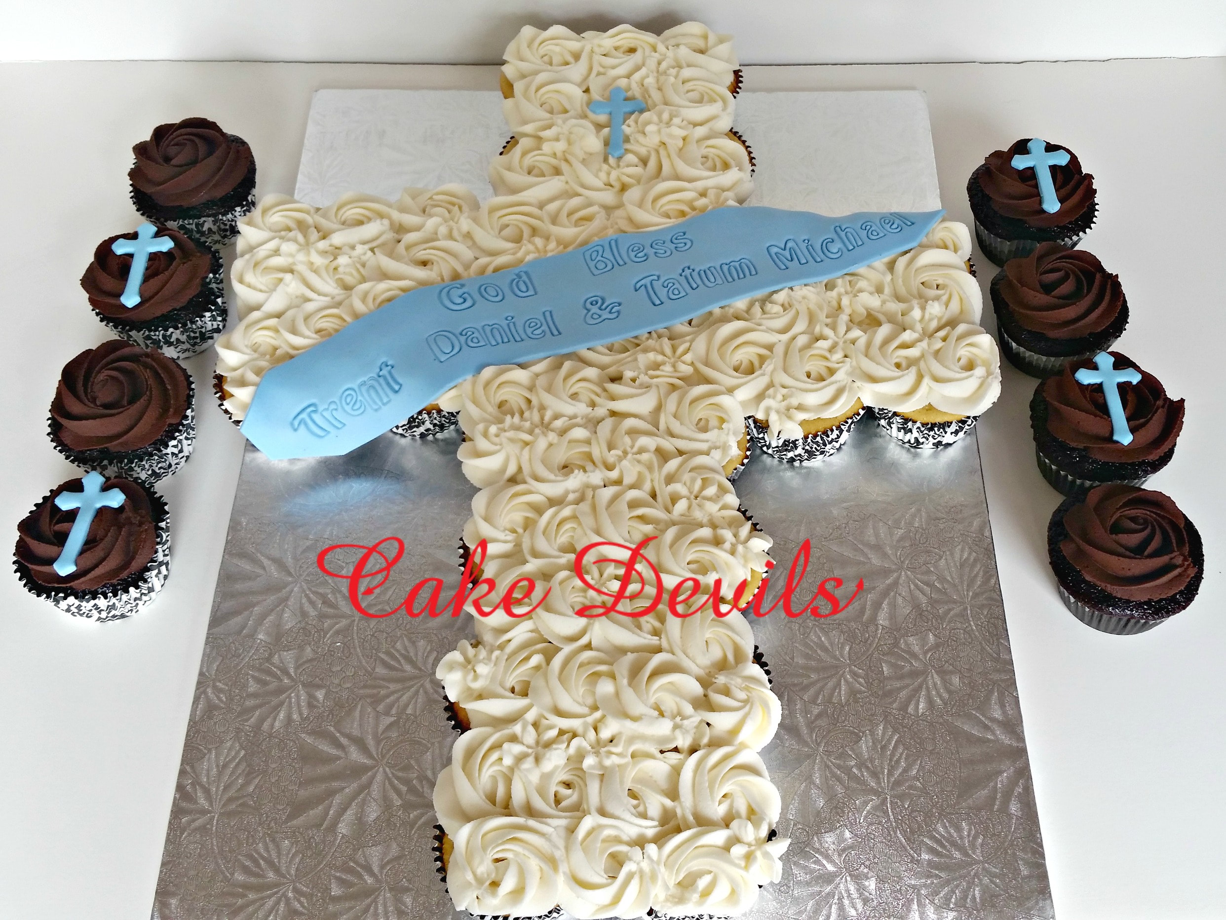Baptism Cake Topper Baptism Cupcake Toppers Christening Cake
