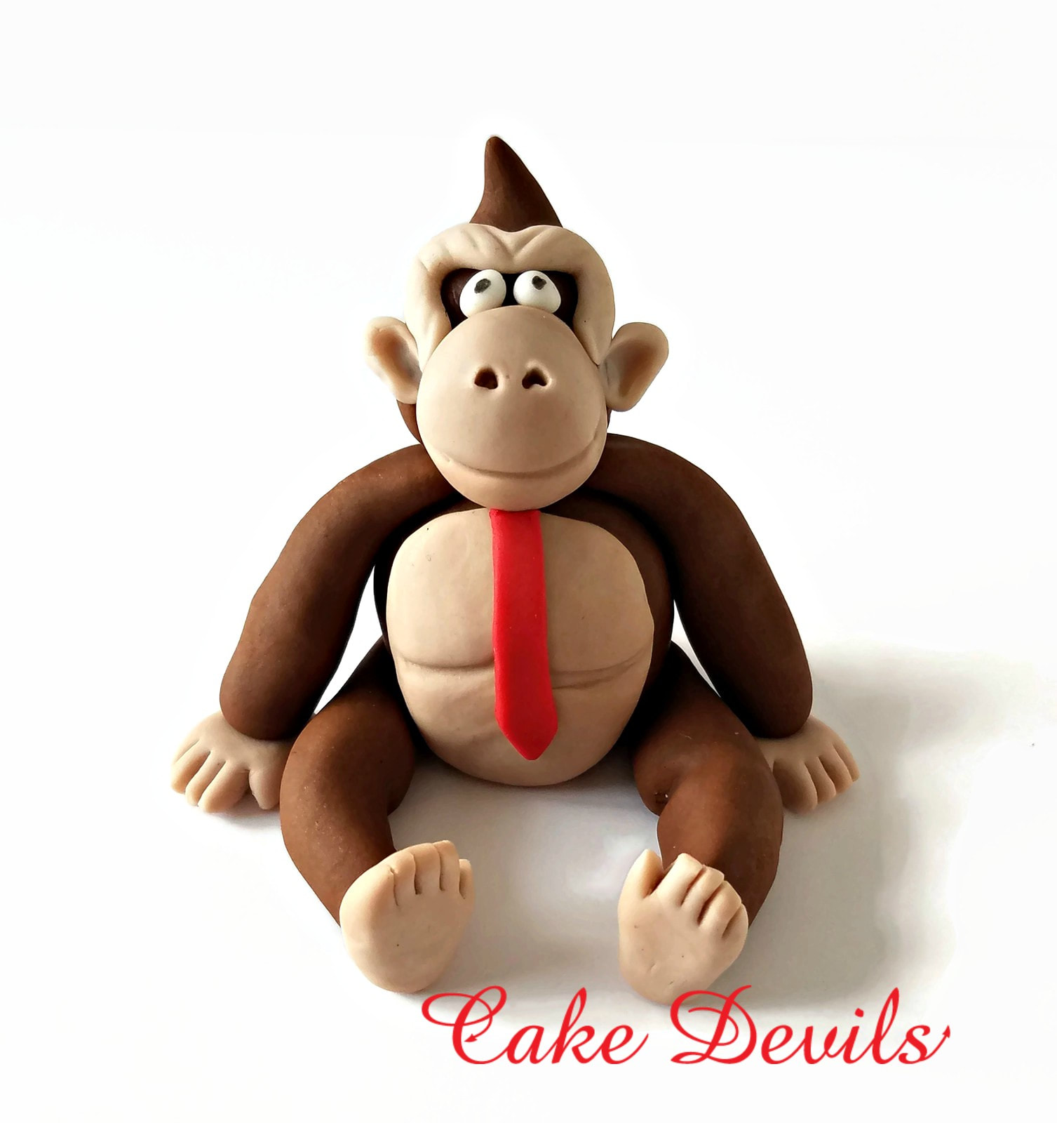 5Pcs King Kong Black Gorilla Fitness 5cm Figur Modell Spielzeuge Kuchen Topper 